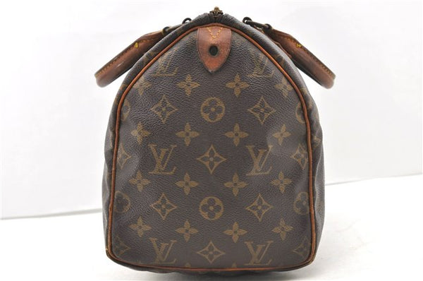 Authentic Louis Vuitton Monogram Speedy 30 Hand Bag M41526 LV 1897D