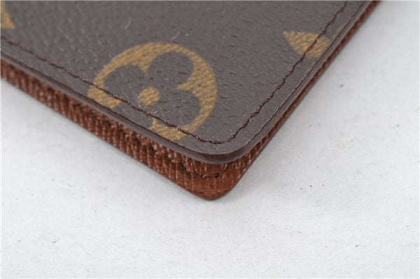 Authentic Louis Vuitton Monogram Porte 2 Cartes Vertical M60533 Pass Case 1897G