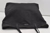Authentic GUCCI Vintage Shoulder Tote Bag GG Nylon Leather 295252 Black 1897I