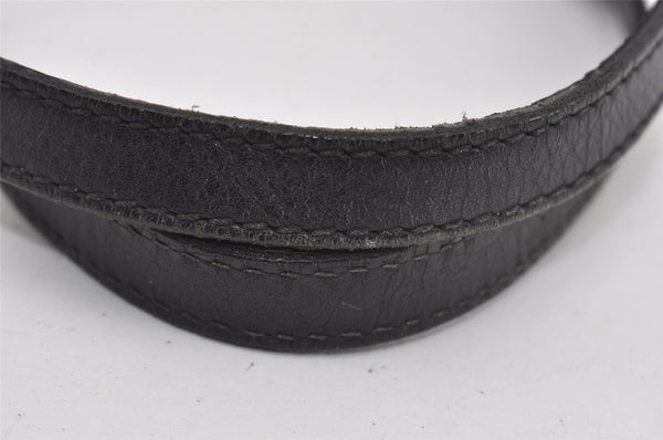 Authentic GUCCI Vintage Shoulder Tote Bag GG Nylon Leather 295252 Black 1897I