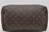 Authentic Louis Vuitton Monogram Speedy 30 Hand Bag M41526 LV 1898D