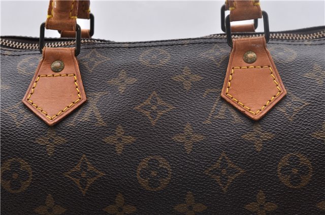 Authentic Louis Vuitton Monogram Speedy 30 Hand Bag M41526 LV 1899D