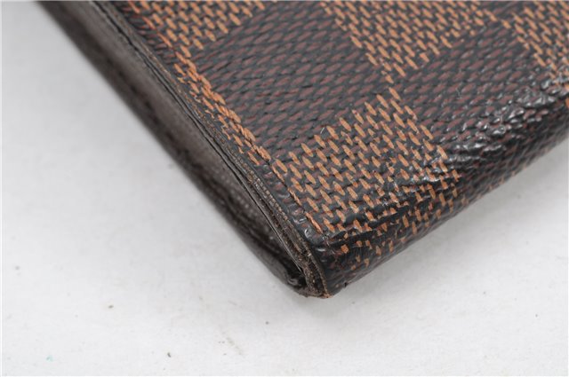 Authentic Louis Vuitton Damier Portefeuille Sarah Long Wallet N61734 LV 1900G