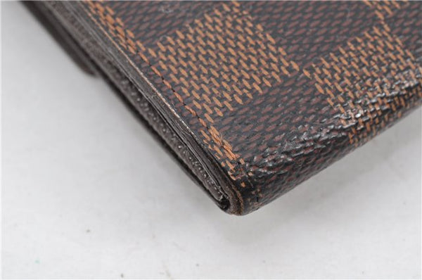 Authentic Louis Vuitton Damier Portefeuille Sarah Long Wallet N61734 LV 1900G