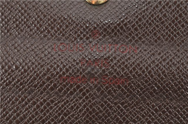 Authentic Louis Vuitton Damier Portefeuille Sarah Long Wallet N61734 LV 1900G