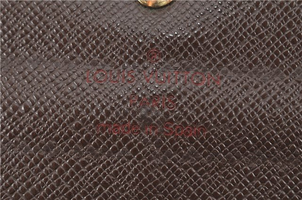 Authentic Louis Vuitton Damier Portefeuille Sarah Long Wallet N61734 LV 1900G