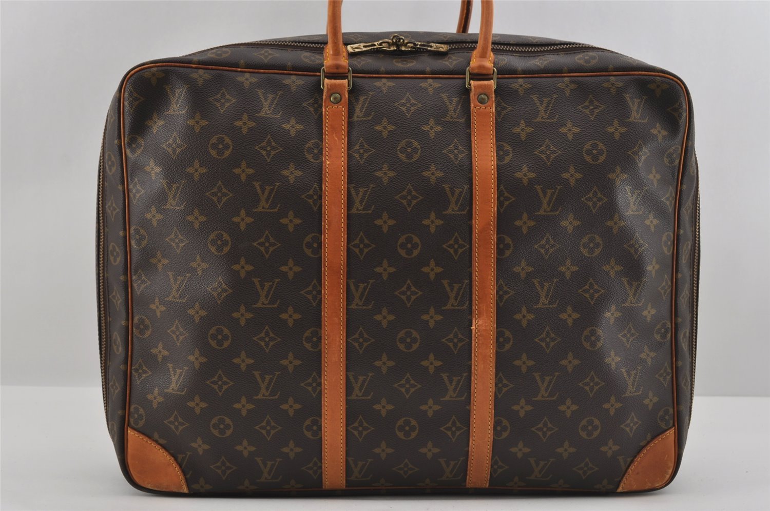 Authentic Louis Vuitton Monogram Sirius 50 Travel Boston Bag M41406 LV 1900I