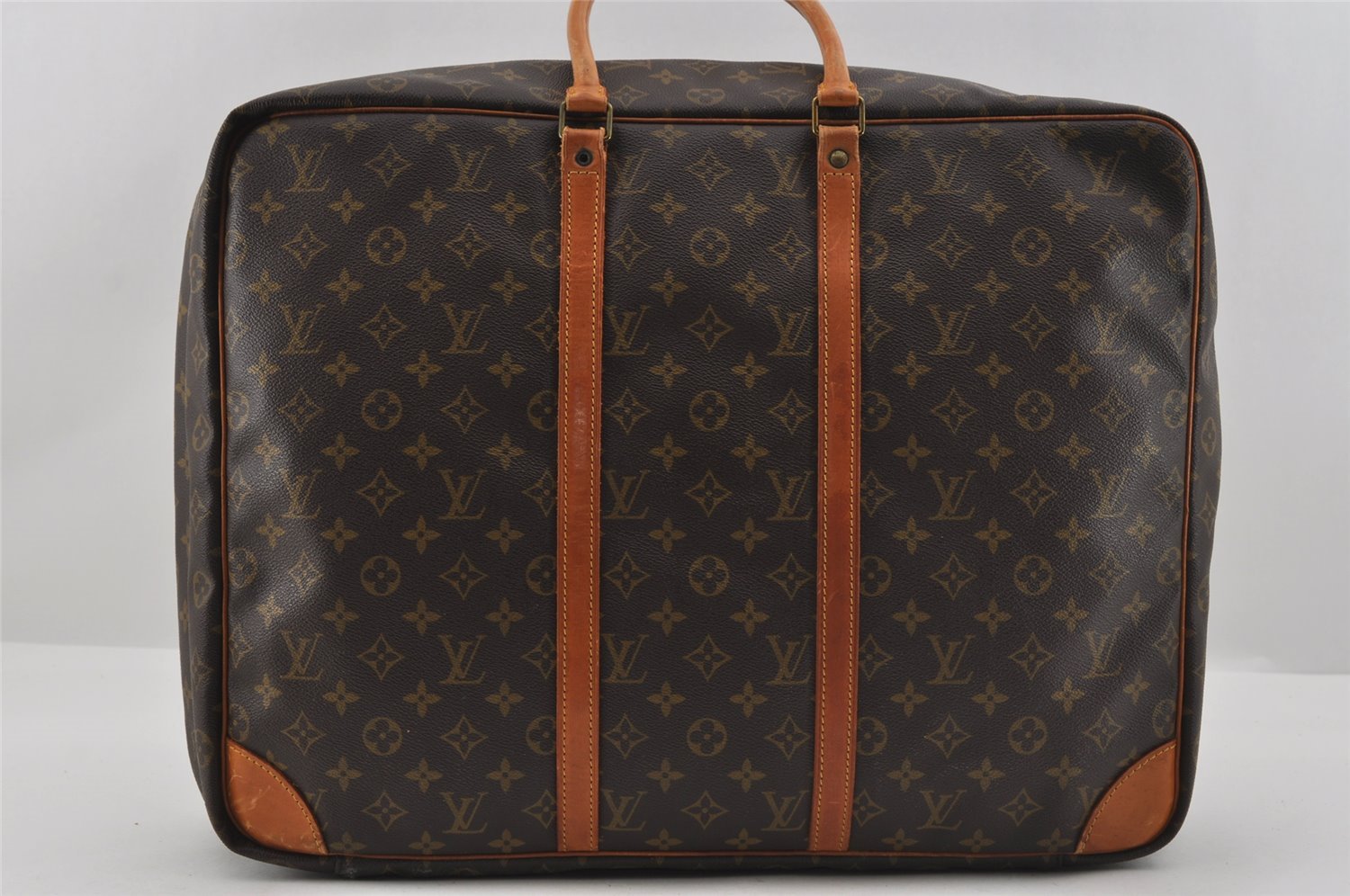Authentic Louis Vuitton Monogram Sirius 50 Travel Boston Bag M41406 LV 1900I