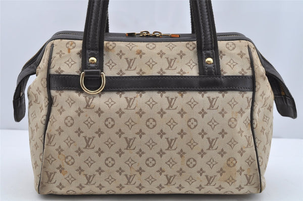 Auth Louis Vuitton Monogram Mini Josephine PM Hand Bag M92215 Khaki Beige 1901I
