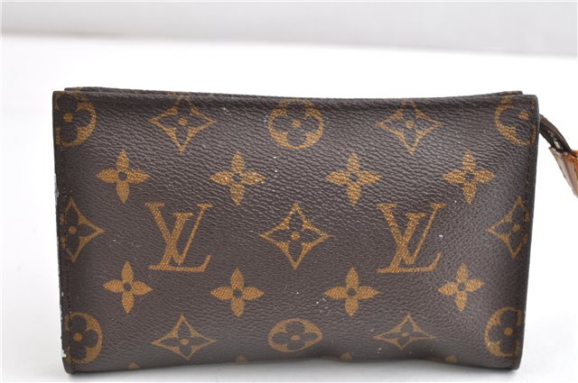 Authentic Louis Vuitton Monogram Pouch For Bucket PM LV Junk 1902G