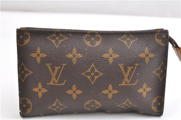 Authentic Louis Vuitton Monogram Pouch For Bucket PM LV Junk 1902G