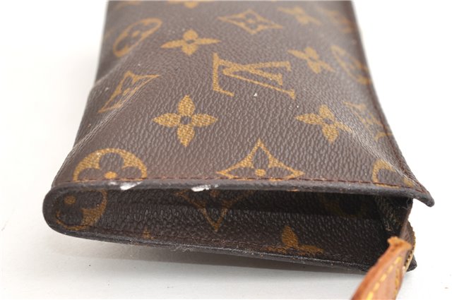 Authentic Louis Vuitton Monogram Pouch For Bucket PM LV Junk 1902G