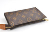 Authentic Louis Vuitton Monogram Pouch For Bucket PM LV Junk 1902G