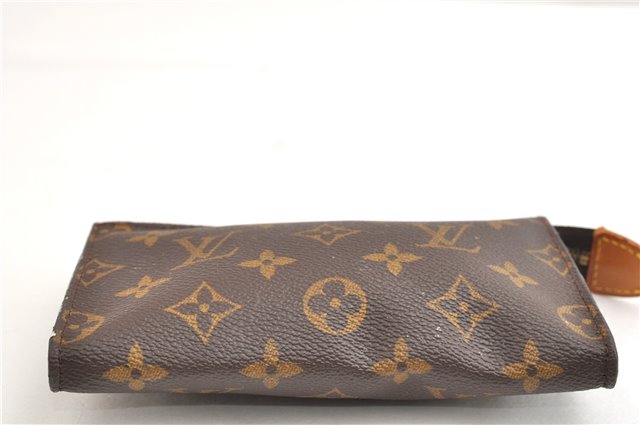 Authentic Louis Vuitton Monogram Pouch For Bucket PM LV Junk 1902G