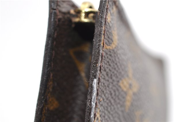 Authentic Louis Vuitton Monogram Pouch For Bucket PM LV Junk 1902G