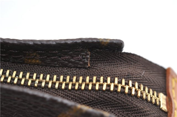 Authentic Louis Vuitton Monogram Pouch For Bucket PM LV Junk 1902G