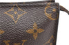Authentic Louis Vuitton Monogram Pouch For Bucket PM LV Junk 1902G
