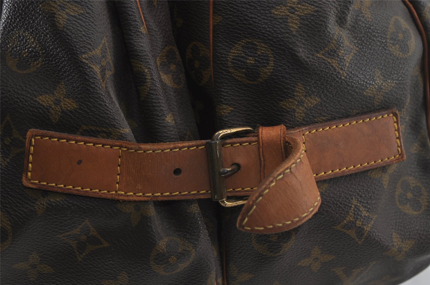 Authentic Louis Vuitton Monogram Saumur 43 Shoulder Cross Bag M42252 Junk 1902I