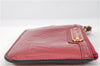 Authentic Louis Vuitton Vernis Pochette Cles NM Coin Purse Case M91669 Red 1903G