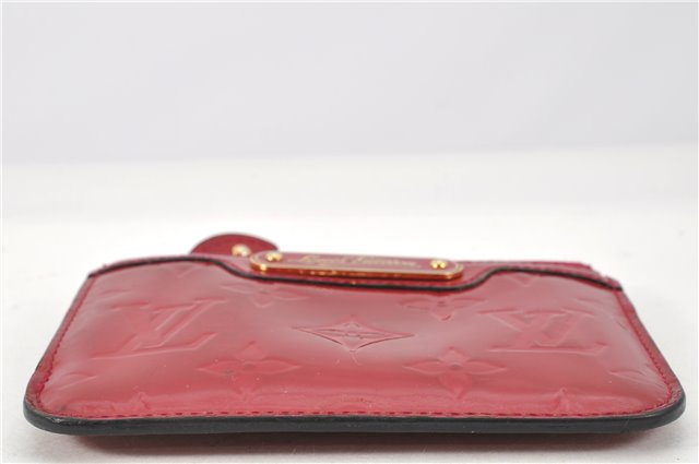 Authentic Louis Vuitton Vernis Pochette Cles NM Coin Purse Case M91669 Red 1903G