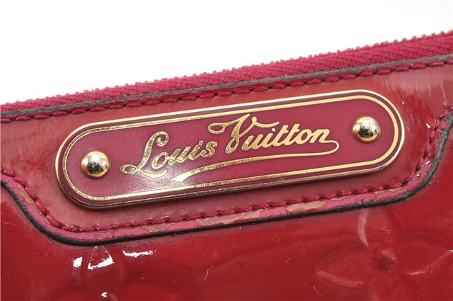 Authentic Louis Vuitton Vernis Pochette Cles NM Coin Purse Case M91669 Red 1903G