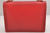 Authentic Louis Vuitton Epi Monceau 2Way Shoulder Hand Bag Red M52127 LV 1903I