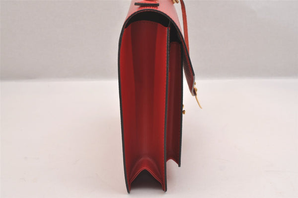 Authentic Louis Vuitton Epi Monceau 2Way Shoulder Hand Bag Red M52127 LV 1903I