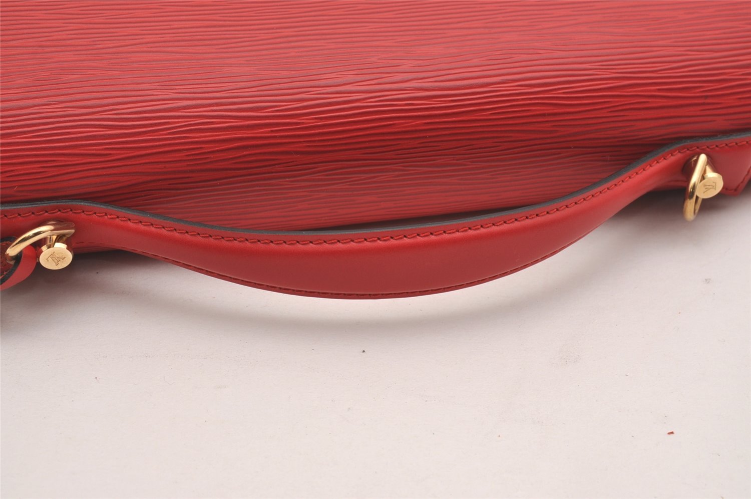 Authentic Louis Vuitton Epi Monceau 2Way Shoulder Hand Bag Red M52127 LV 1903I
