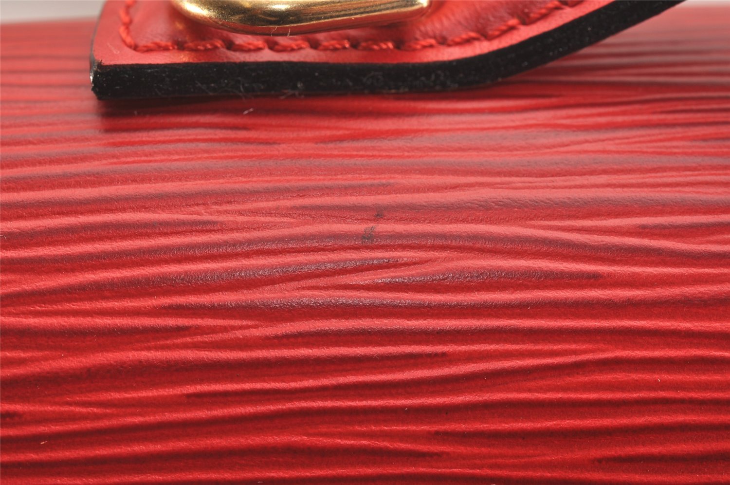 Authentic Louis Vuitton Epi Monceau 2Way Shoulder Hand Bag Red M52127 LV 1903I