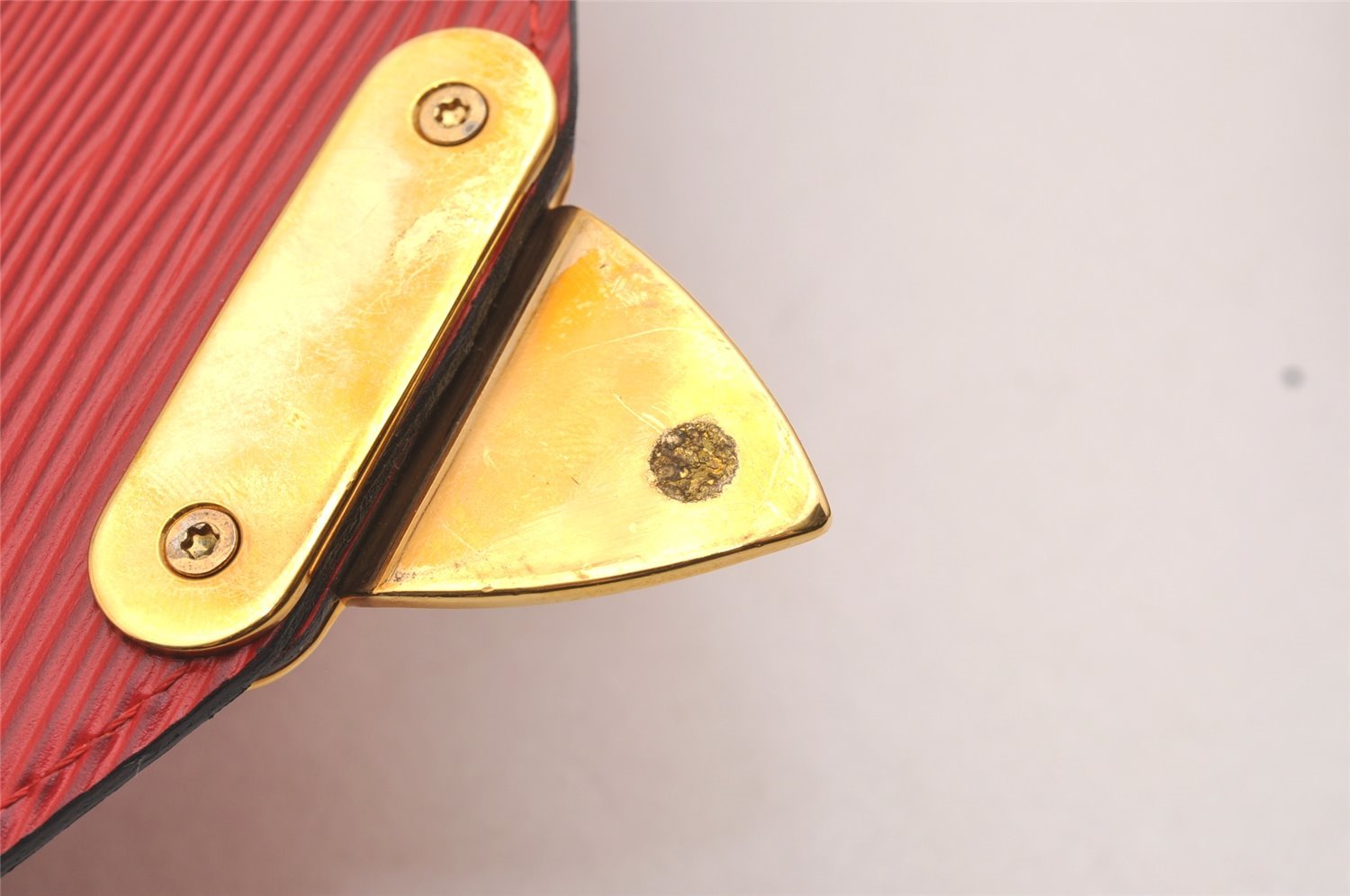 Authentic Louis Vuitton Epi Monceau 2Way Shoulder Hand Bag Red M52127 LV 1903I