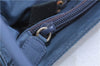 Authentic PRADA Nylon Shoulder Tote Bag Purse Blue 1904D