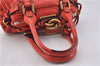 Authentic Chloe Vintage Mini Paddington Leather Hand Bag Purse Red 1904F