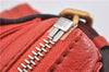 Authentic Chloe Vintage Mini Paddington Leather Hand Bag Purse Red 1904F