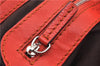 Authentic Chloe Vintage Mini Paddington Leather Hand Bag Purse Red 1904F