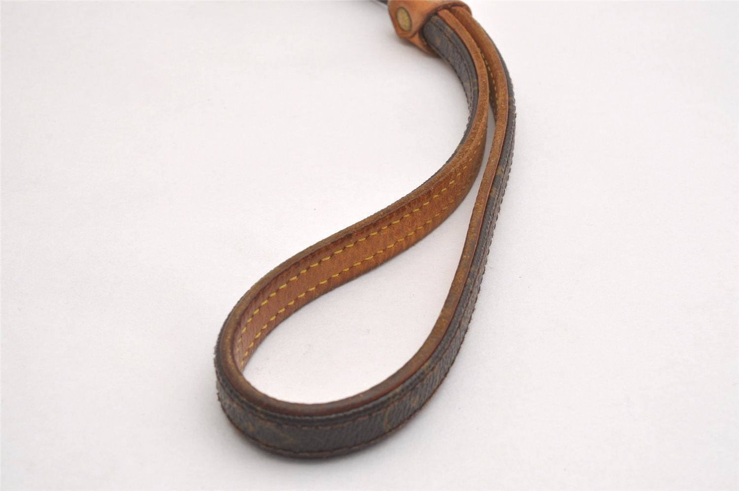 Authentic Louis Vuitton Monogram Leash Baxter MM Dog Lead M58056 LV 1904I