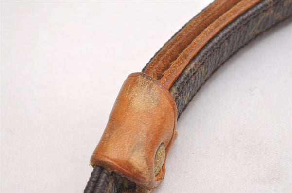 Authentic Louis Vuitton Monogram Leash Baxter MM Dog Lead M58056 LV 1904I