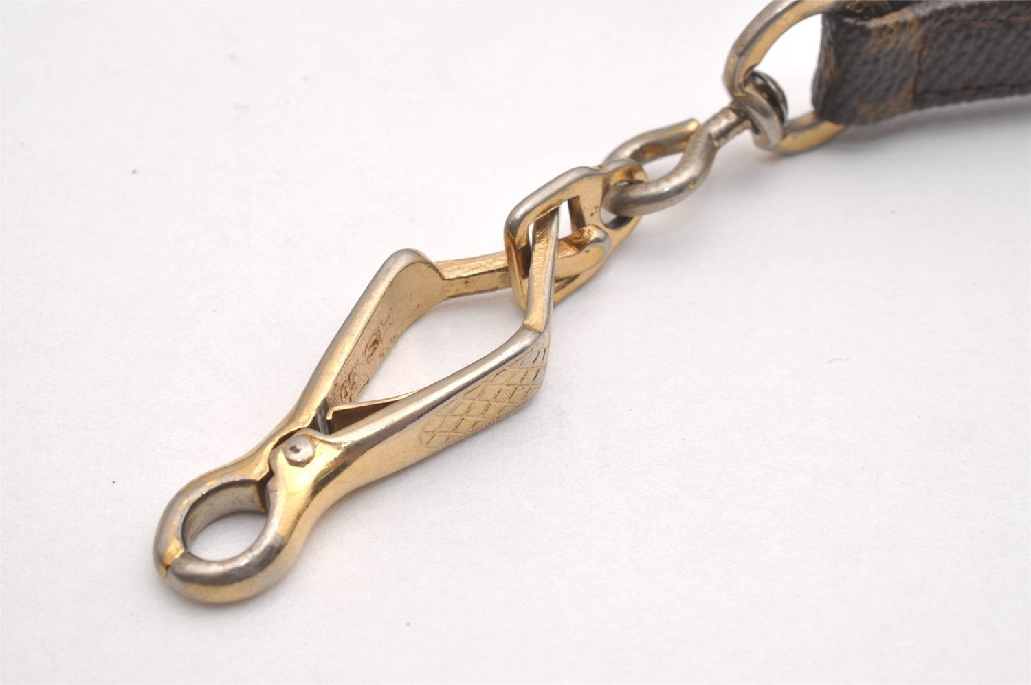 Authentic Louis Vuitton Monogram Leash Baxter MM Dog Lead M58056 LV 1904I