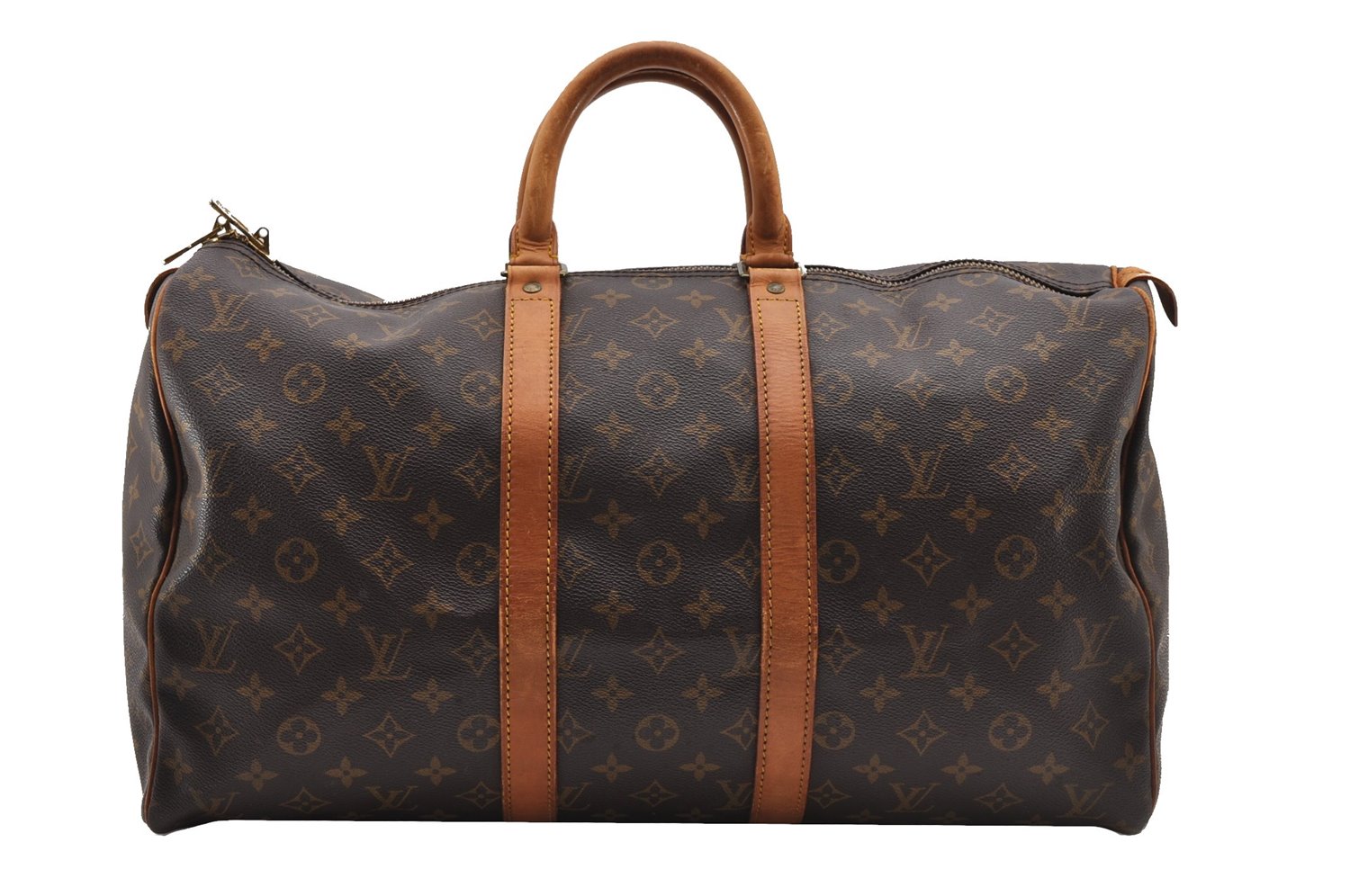 Authentic Louis Vuitton Monogram Keepall 45 Travel Boston Bag M41428 LV 1905G