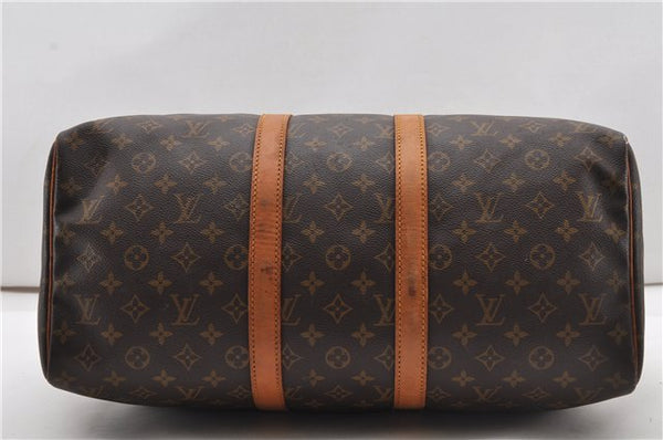 Authentic Louis Vuitton Monogram Keepall 45 Travel Boston Bag M41428 LV 1905G