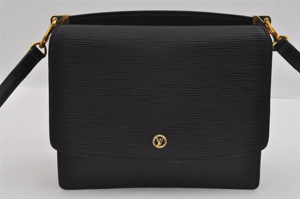Authentic Louis Vuitton Epi Grenelle Shoulder Cross Body Bag M52362 Black 1905I