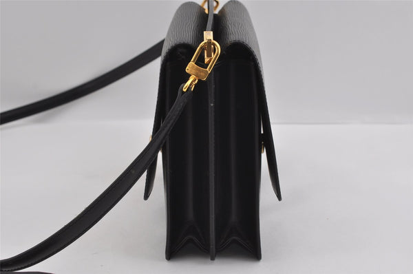 Authentic Louis Vuitton Epi Grenelle Shoulder Cross Body Bag M52362 Black 1905I