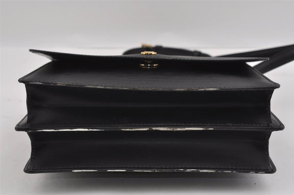 Authentic Louis Vuitton Epi Grenelle Shoulder Cross Body Bag M52362 Black 1905I
