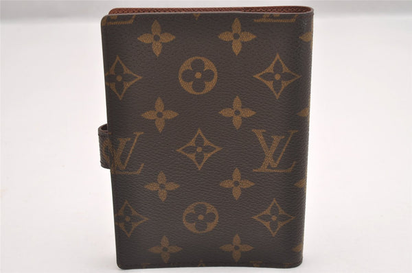 Authentic Louis Vuitton Monogram Agenda PM Notebook Cover R20005 LV 1907I