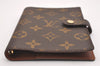 Authentic Louis Vuitton Monogram Agenda PM Notebook Cover R20005 LV 1907I