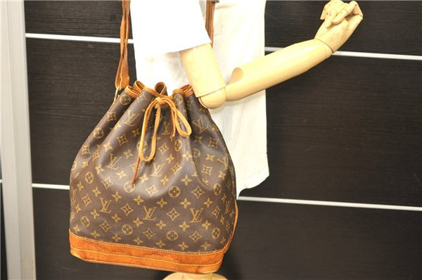 Authentic Louis Vuitton Monogram Noe Shoulder Bag M42224 LV 1909D