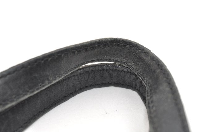 Authentic GUCCI Vintage Shoulder Tote Bag GG Canvas Leather 0021098 Black 1909G