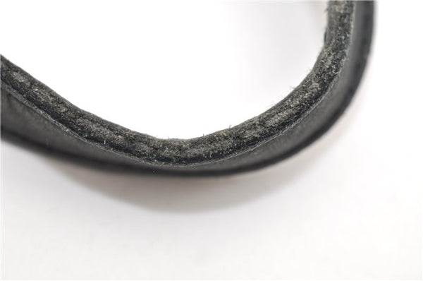 Authentic GUCCI Vintage Shoulder Tote Bag GG Canvas Leather 0021098 Black 1909G