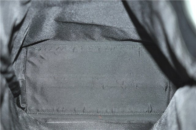 Authentic GUCCI Vintage Shoulder Tote Bag GG Canvas Leather 0021098 Black 1909G