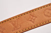 Authentic Louis Vuitton Tambour Novelty Bracelet Leather Beige LV 1909I