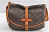 Authentic Louis Vuitton Monogram Saumur 30 Shoulder Cross Bag M42256 LV 1910G